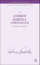 Andrew Marvell Chronology