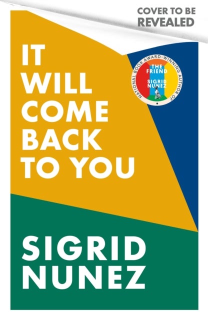 It Will Come Back to You - from the bestselling author of THE FRIEND
