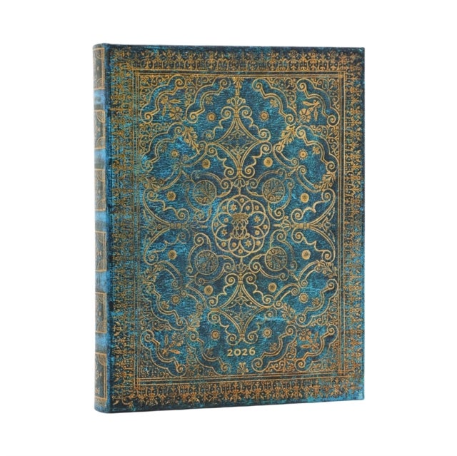 2026 Azure (Equinoxe) Ultra 12-month Day-at-a-Time Hardcover Flexi Dayplanner 2026 (Elastic Band Closure)