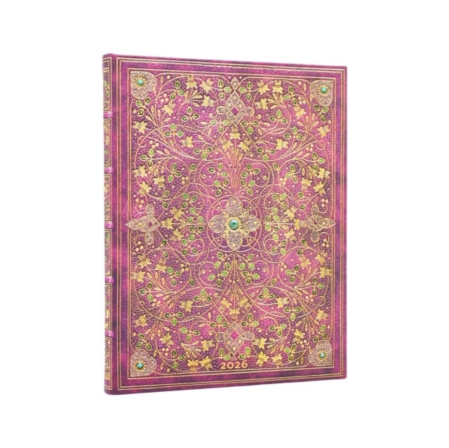 2026 Diamond Jubilee (Sangorski & Sutcliffe) Ultra 12-month Verso Hardcover Flexi Dayplanner 2026 (Elastic Band Closure)