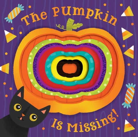 The Pumpkin Is Missing! - (board book with die-cut reveals)