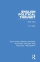 English Political Thought