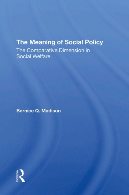 The Meaning Of Social Policy - The Comparative Dimension In Social Welfare