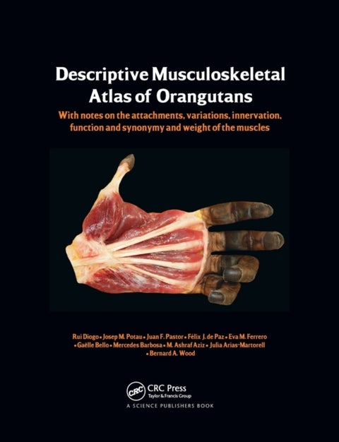 Photographic and Descriptive Musculoskeletal Atlas of Orangutans - with notes on the attachments, variations, innervations, function and synonymy and weight of the muscles