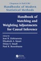 Handbook of Matching and Weighting Adjustments for Causal Inference