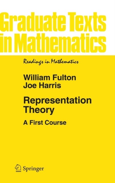 Representation Theory - A First Course