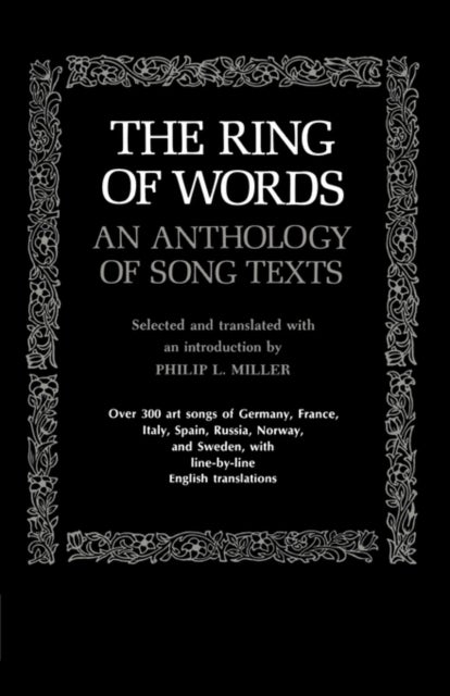The Ring of Words - An Anthology of Song Texts