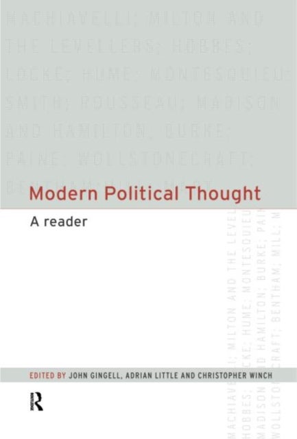 Modern Political Thought - A Reader