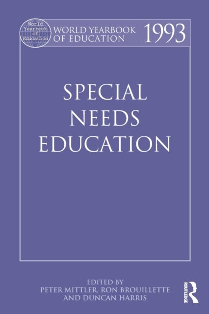 World Yearbook of Education 1993 - Special Needs Education