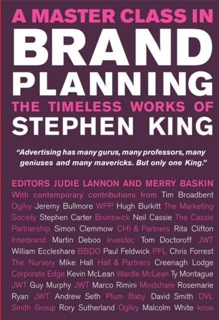 A Master Class in Brand Planning - The Timeless Works of Stephen King