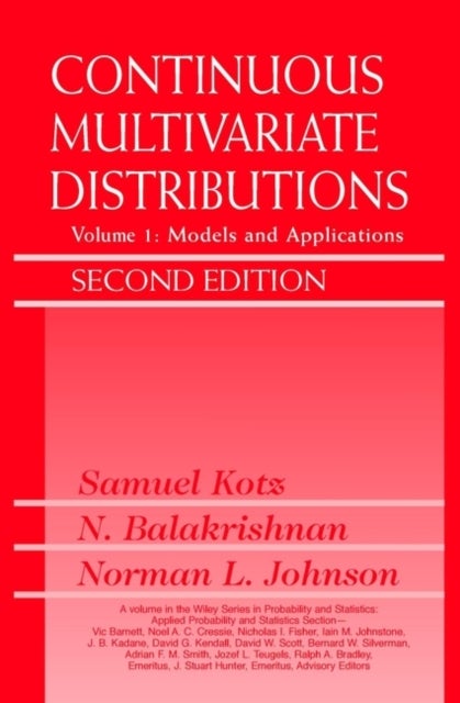 Continuous Multivariate Distributions, Volume 1 - Models and Applications