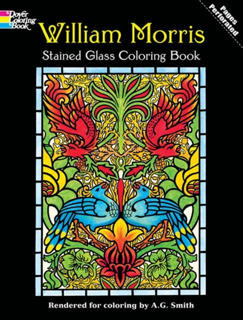 William Morris Stained Glass Coloring Book