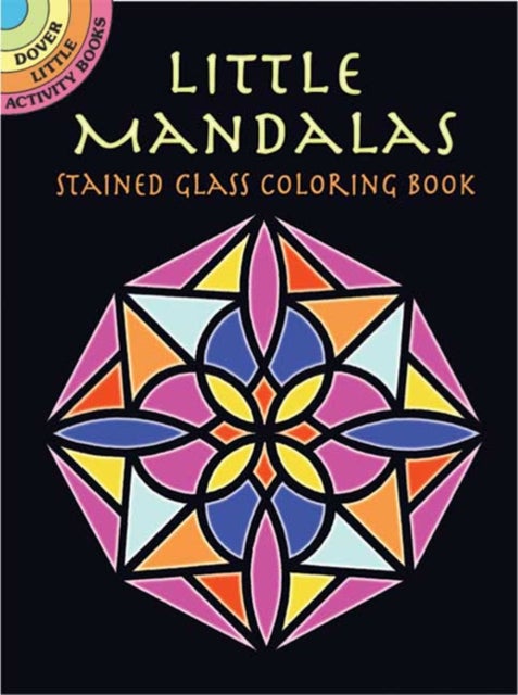 Mini Mandalas Stained Glass Coloring Book
