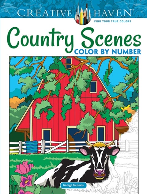 Creative Haven Country Scenes Color by Number