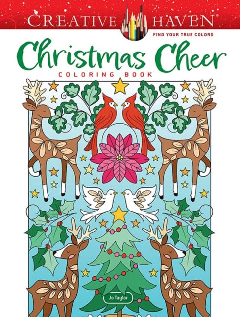Creative Haven Christmas Cheer Coloring Book