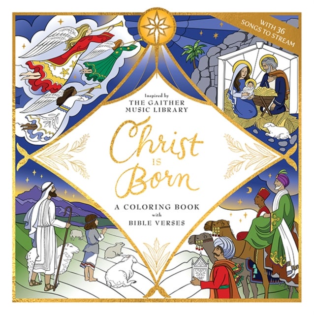 Christ Is Born - A Coloring Book with Bible Verses