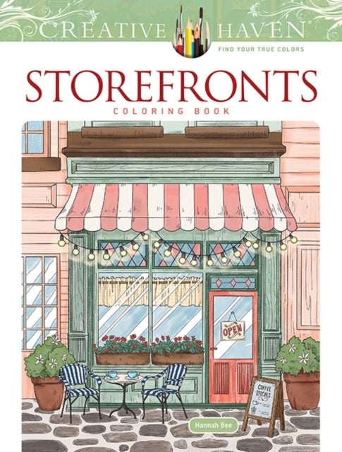 Creative Haven Storefronts Coloring Book