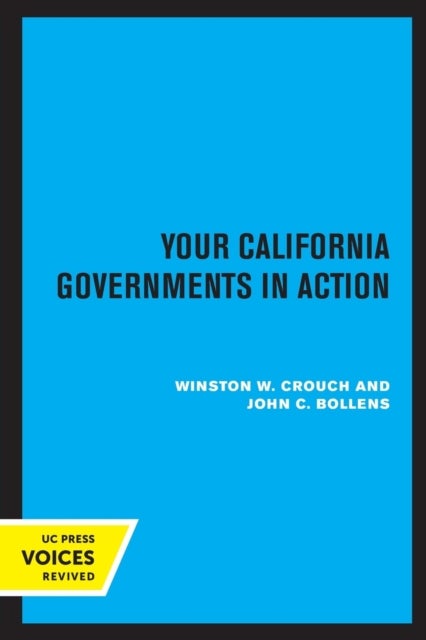 Your California Governments in Action, Second Edition