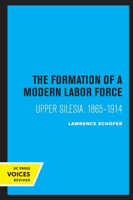 The Formation of a Modern Labor Force - Upper Silesia, 1865-1914