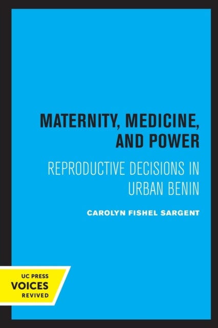 Maternity, Medicine, and Power - Reproductive Decisions in Urban Benin