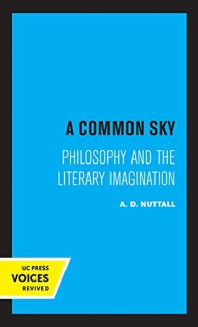 A Common Sky - Philosophy and the Literary Imagination