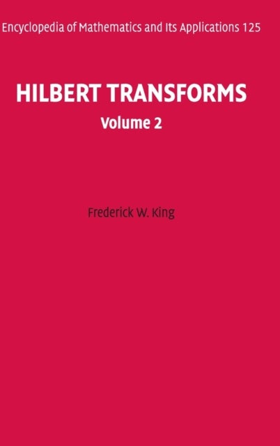 Hilbert Transforms: Volume 2
