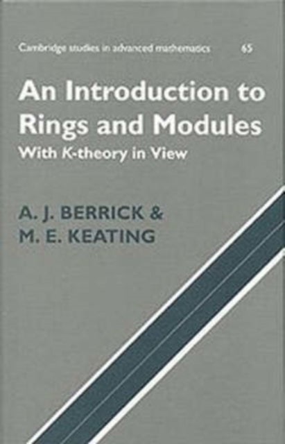 An Introduction to Rings and Modules - With K-Theory in View