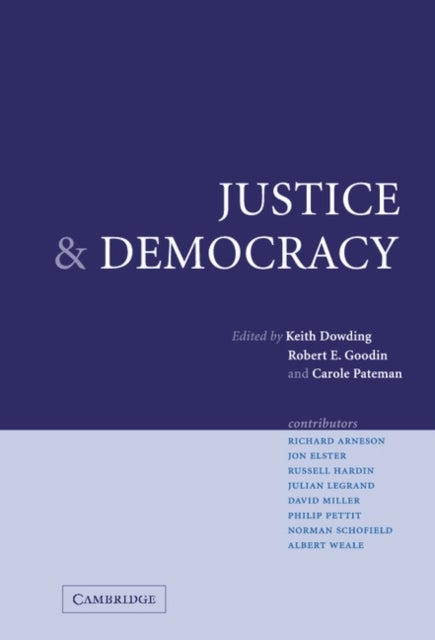Justice and Democracy - Essays for Brian Barry