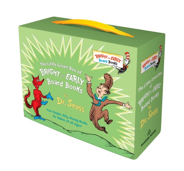 Little Green Boxed Set of Bright and Early Board Books - Fox in Socks; Mr. Brown Can Moo! Can You?; There's a Wocket in My Pocket!; Dr. Seuss's ABC