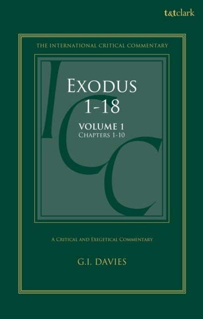 Exodus 1-18: A Critical and Exegetical Commentary