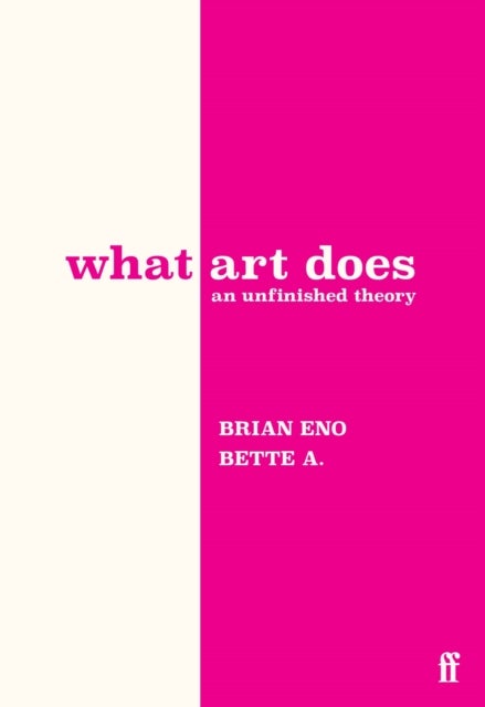 What Art Does - An Unfinished Theory