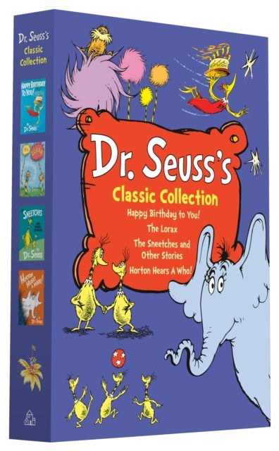 Dr. Seuss's Classic 4-Book Boxed Set Collection - Happy Birthday to You!; Horton Hears a Who!; The Lorax; The Sneetches and Other Stories
