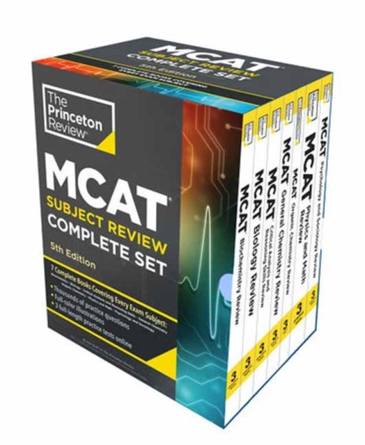 Princeton Review MCAT Subject Review Complete Box Set, 5th Edition - 7 Complete Books + 3 Online Practice Tests