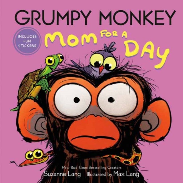 Grumpy Monkey Mom for a Day - Includes Fun Stickers