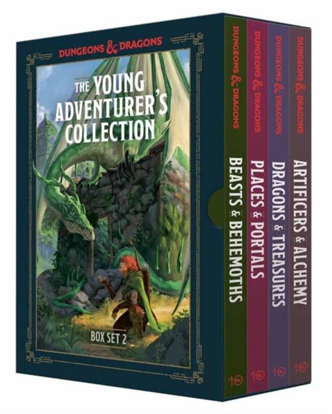 The Young Adventurer's Collection Box Set 2 (Dungeons & Dragons 4-Book Boxed Set) - Beasts & Behemoths, Dragons & Treasures, Places & Portals, Artificers & Alchemy