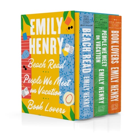 Emily Henry 3-Book Boxed Set - Beach Read, People We Meet on Vacation, and Book Lovers