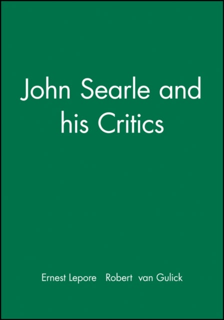 John Searle and his Critics