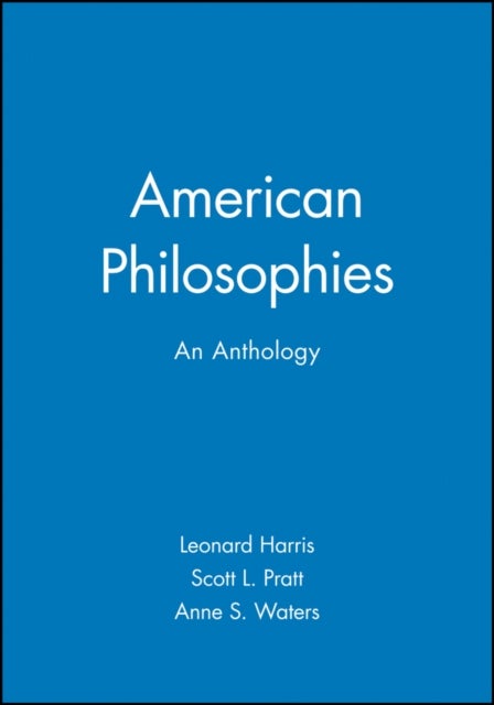 American Philosophies - An Anthology