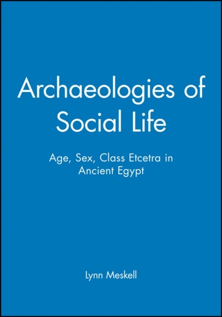 Archaeologies of Social Life - Age, Sex, Class Etcetra in Ancient Egypt