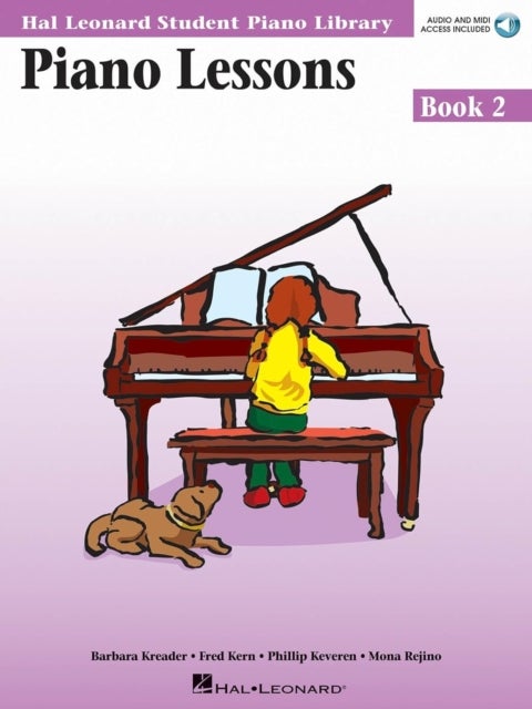 Piano Lessons Book 2 & Audio - Hal Leonard Student Piano Library