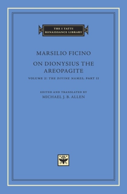 On Dionysius the Areopagite