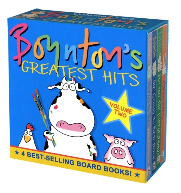 Boynton's Greatest Hits The Big Yellow Box (Boxed Set) - The Going to Bed Book; Horns to Toes; Opposites; But Not the Hippopotamus