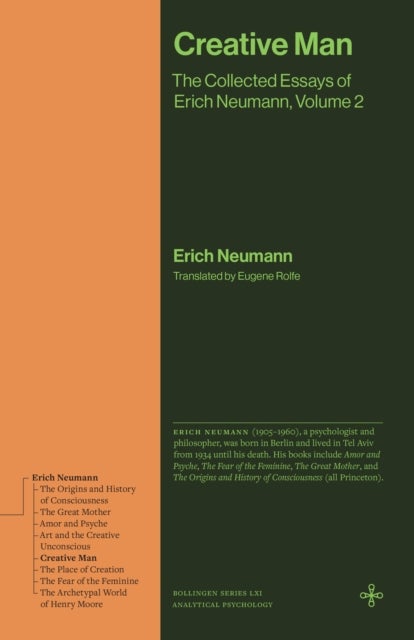 Creative Man - The Collected Essays of Erich Neumann, Volume 2