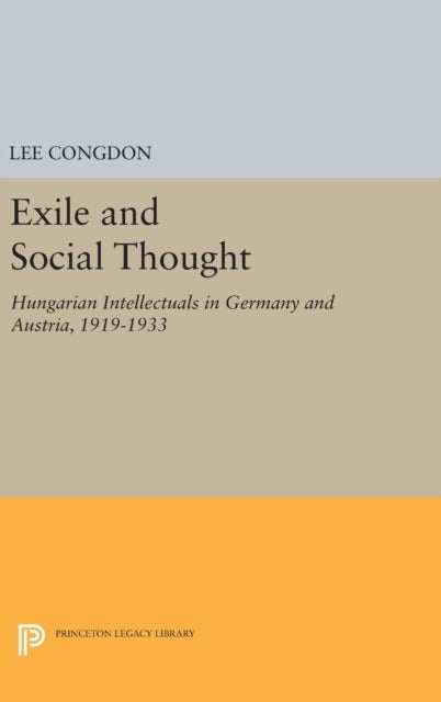 Exile and Social Thought - Hungarian Intellectuals in Germany and Austria, 1919-1933
