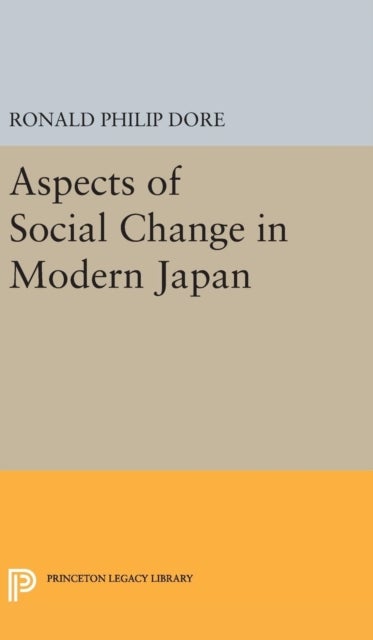 Aspects of Social Change in Modern Japan