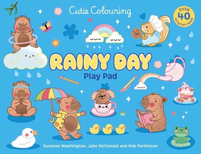 Rainy Day Cuties Play Pad: Peel-Off Paper Fun