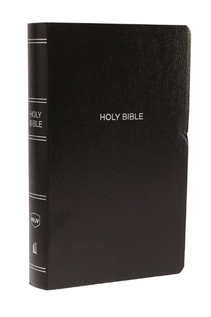 NKJV, Gift and Award Bible, Leather-Look, Black, Red Letter, Comfort Print - Holy Bible, New King James Version