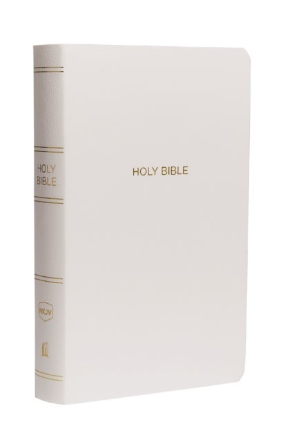 NKJV, Gift and Award Bible, Leather-Look, White, Red Letter, Comfort Print - Holy Bible, New King James Version