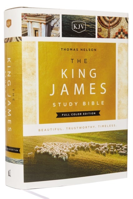 KJV, The King James Study Bible, Full-Color Edition, Cloth-bound Hardcover, Red Letter - KJV Holy Bible