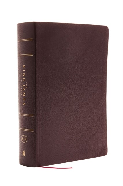 KJV, The King James Study Bible, Bonded Leather, Burgundy, Red Letter, Full-Color Edition - Holy Bible, King James Version